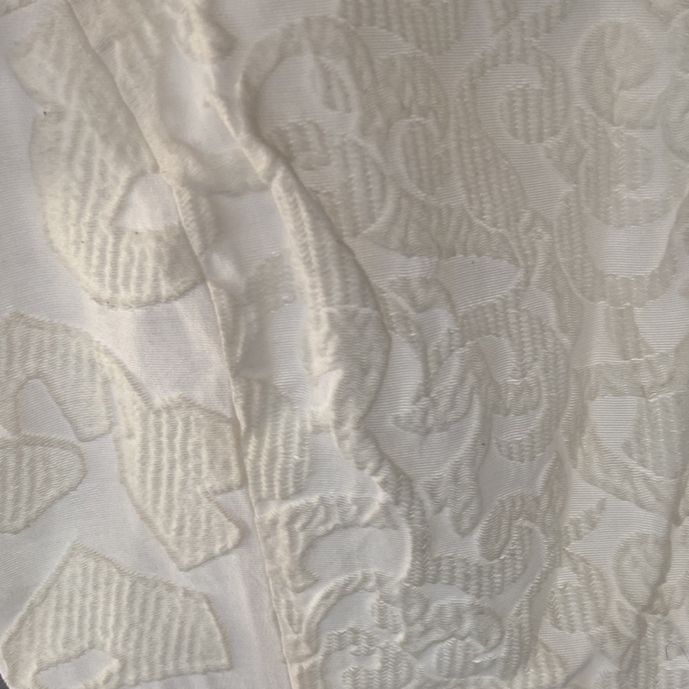 Prada Textured White Cotton Dress, Size 42 - Picture 9 of 9